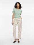 VILA ROUND NECK SHORT SLEEVED TOP, Silt Green, highres - 14101755_SiltGreen_005.jpg