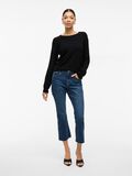 VILA VIRIL ROUND NECK KNITTED PULLOVER, Black, highres - 14054177_Black_005.jpg
