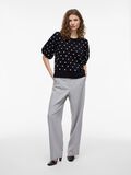 VILA SHORT SLEEVED KNITTED TOP, Black Beauty, highres - 14103431_BlackBeauty_1158090_005.jpg