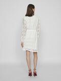 VILA TIE WAIST LONG SLEEVED DRESS, Egret, highres - 14095039_Egret_004.jpg