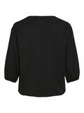 VILA SCOLLO A V TOP CON MANICHE A 3/4, Black, highres - 14108648_Black_1200026_002.jpg