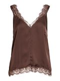 Product image thumbnail - VISOFIE V-NECK SLEEVELESS TOP, Coffee Bean | 6
