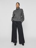 VILA ROLLKRAGEN STRICKPULLOVER, Dark Grey Melange, highres - 14103186_DarkGreyMelange_005.jpg