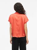 VILA VIENNA SHORT SLEEVED SHIRT, Paprika, highres - 14107405_Paprika_004.jpg