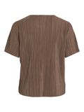 Vila RIBBED TOP A MANICHE CORTE, Fossil, highres - 14089481_Fossil_002.jpg