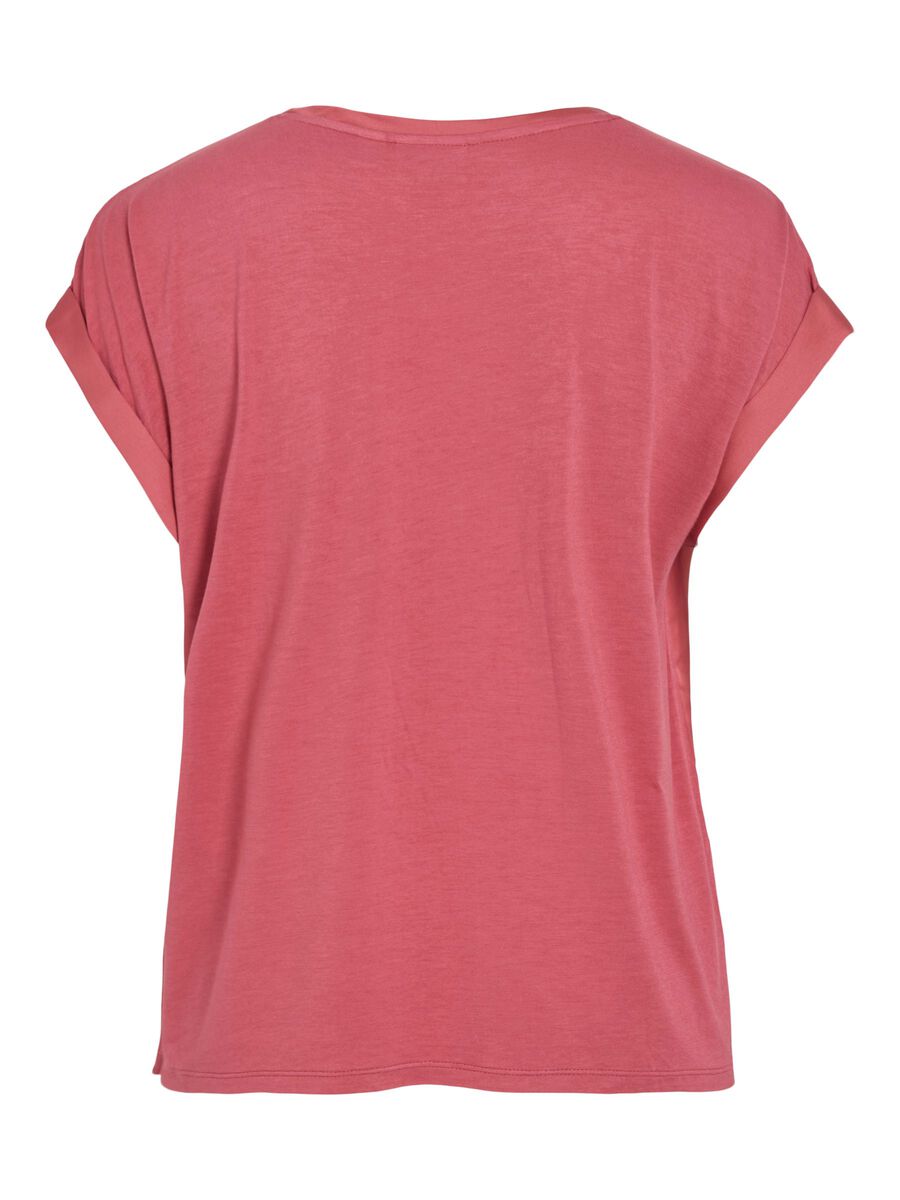 Carousel image - VIELLETTE SHORT SLEEVED TOP, Holly Berry | 6