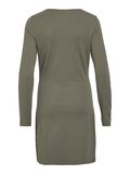 VILA LONG SLEEVED SHORT DRESS, Dusty Olive, highres - 14096602_DustyOlive_002.jpg