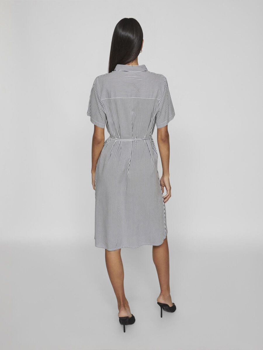VILA VIRAGNA SHORT SLEEVED  SHIRT DRESS, Snow White, highres - 14103249_SnowWhite_1156733_004.jpg