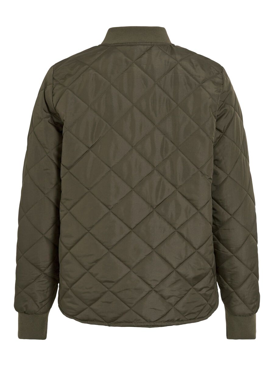Product carousel image - VITATE QUILTED BOMBER JACKET, Forest Night | 2