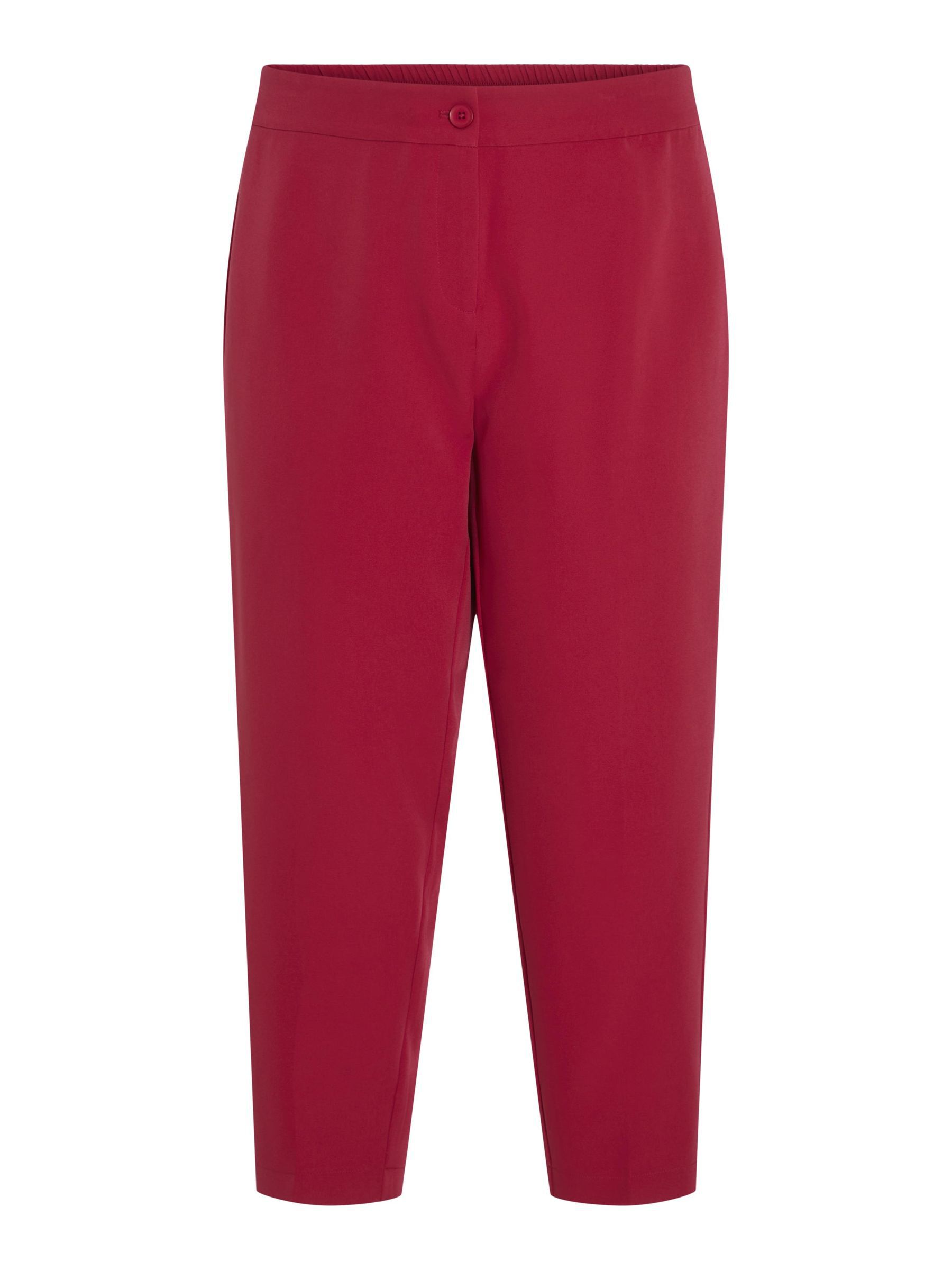 CURVE CROPPED TROUSERS Pink VILA