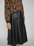 Vila HIGH WAIST COATED SKIRT, Black, highres - 14091450_Black_006.jpg