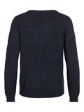 VILA VIRIL ROUND NECK KNITTED PULLOVER, Total Eclipse, highres - 14054177_TotalEclipse_714851_002.jpg