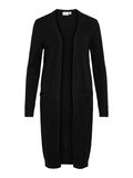 VILA VIRIL LONG KNITTED CARDIGAN, Black, highres - 14042770_Black_001.jpg