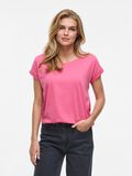 VILA VIDREAMERS - ENCOLURE RONDE T-SHIRT, Sangria Sunset, highres - 14083083_SangriaSunset_003.jpg