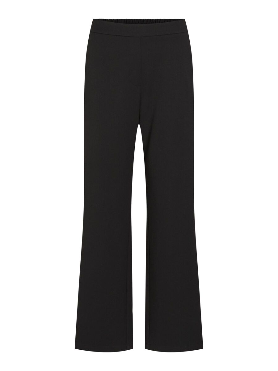 VILA HIGH WAIST TROUSERS, Black, highres - 14105060_Black_001.jpg