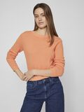 Vila BASIC KNITTED PULLOVER, Shell Coral, highres - 14082767_ShellCoral_007.jpg