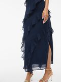 VILA VIROMAINE SPALLINE VESTITO LUNGO, Navy Blazer, highres - 14113927_NavyBlazer_007.jpg