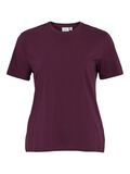 VILA VINORA OKRĄGŁY DEKOLT T-SHIRT, Fig, highres - 14103448_Fig_001.jpg