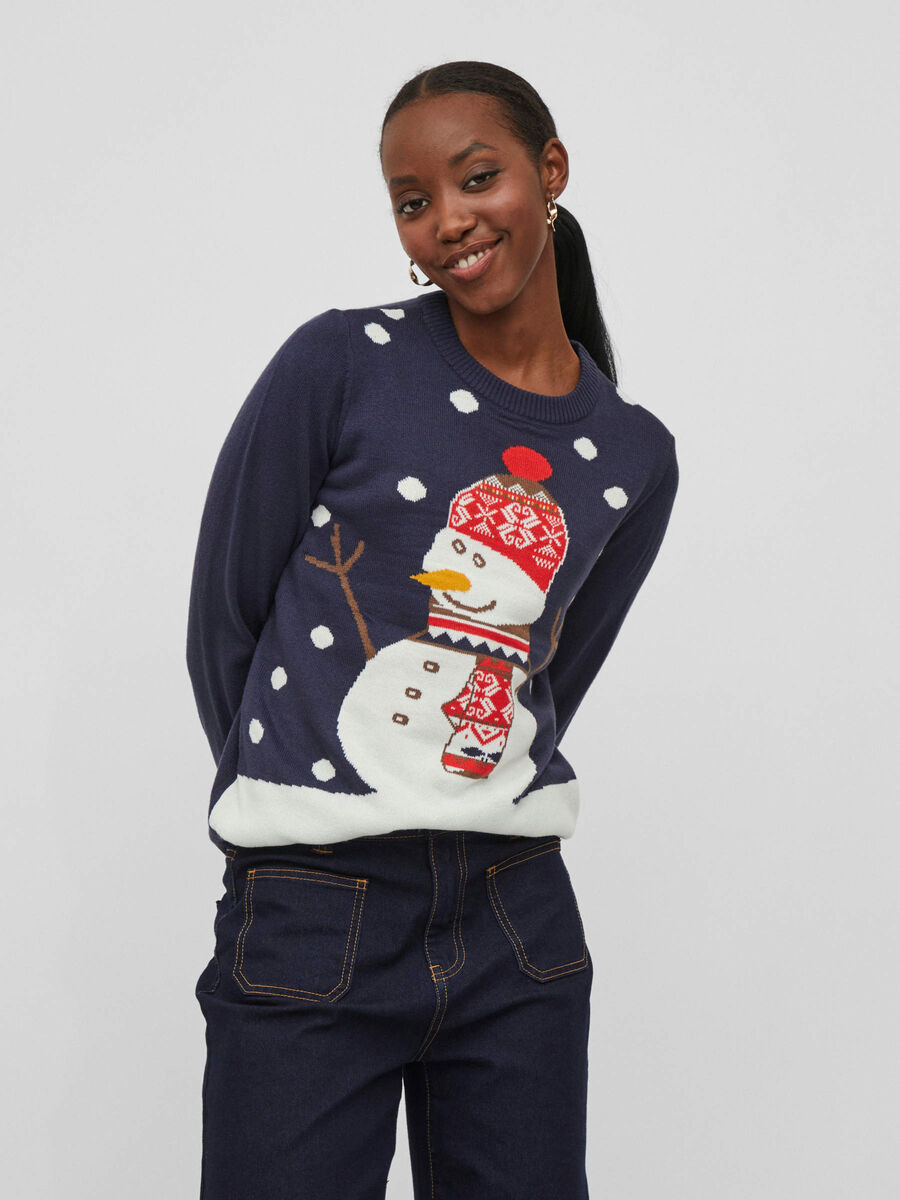 JERSEY DE (Blue) | Vila® Tienda Oficial