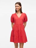 VILA SHORT-SLEEVED SHORT DRESS, Poppy Red, highres - 14086279_PoppyRed_007.jpg