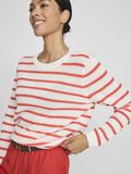 VILA VIDALO STRIPED KNITTED PULLOVER, White Alyssum, highres - 14101685_WhiteAlyssum_1183158_006.jpg