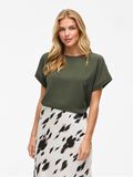 VILA ROUND NECK SHORT SLEEVED TOP, Deep Depths, highres - 14101663_DeepDepths_003.jpg
