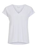 Vila BASIC-V-AUSSCHNITT T-SHIRT, Optical Snow, highres - 14083084_OpticalSnow_001.jpg