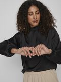 Vila GESMOKTES LANGARMBLUSE, Black, highres - 14083477_Black_006.jpg