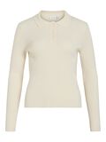 VILA POLO KNITTED PULLOVER, Birch, highres - 14109858_Birch_001.jpg