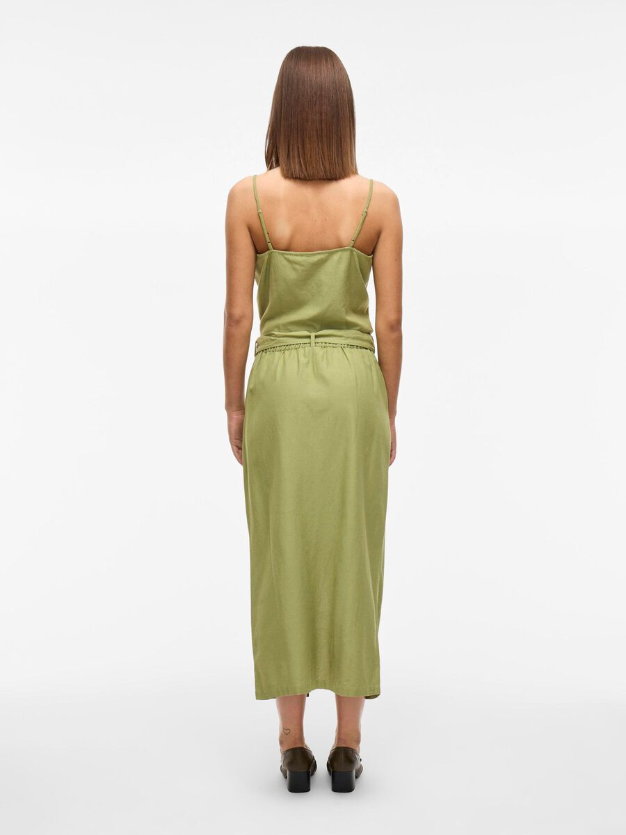 VILA VIPRISILLA MIDI PENCIL SKIRT, Sage, highres - 14104797_Sage_004.jpg