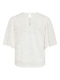 Product image thumbnail - VISTACIA BLONDE TOP MED KORTE &AElig;RMER, Cloud Dancer | 7