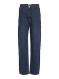 Vila HIGH-WAIST STRAIGHT FIT JEANS, Dark Blue Denim, highres - 14084730_DarkBlueDenim_1039817_001.jpg