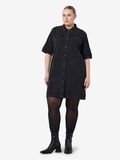 Noisy May CURVE DENIM MINI DRESS, Black, highres - 27030543_Black_004.jpg
