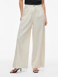 VILA VIETNI HIGH WAIST WIDE-LEG TROUSERS, Super Light Natural Melan, highres - 14107995_SuperLightNaturalMelan_003.jpg