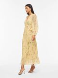 Product image thumbnail - MANGAS LARGAS VESTIDO MAXI, Pastel Yellow | 4