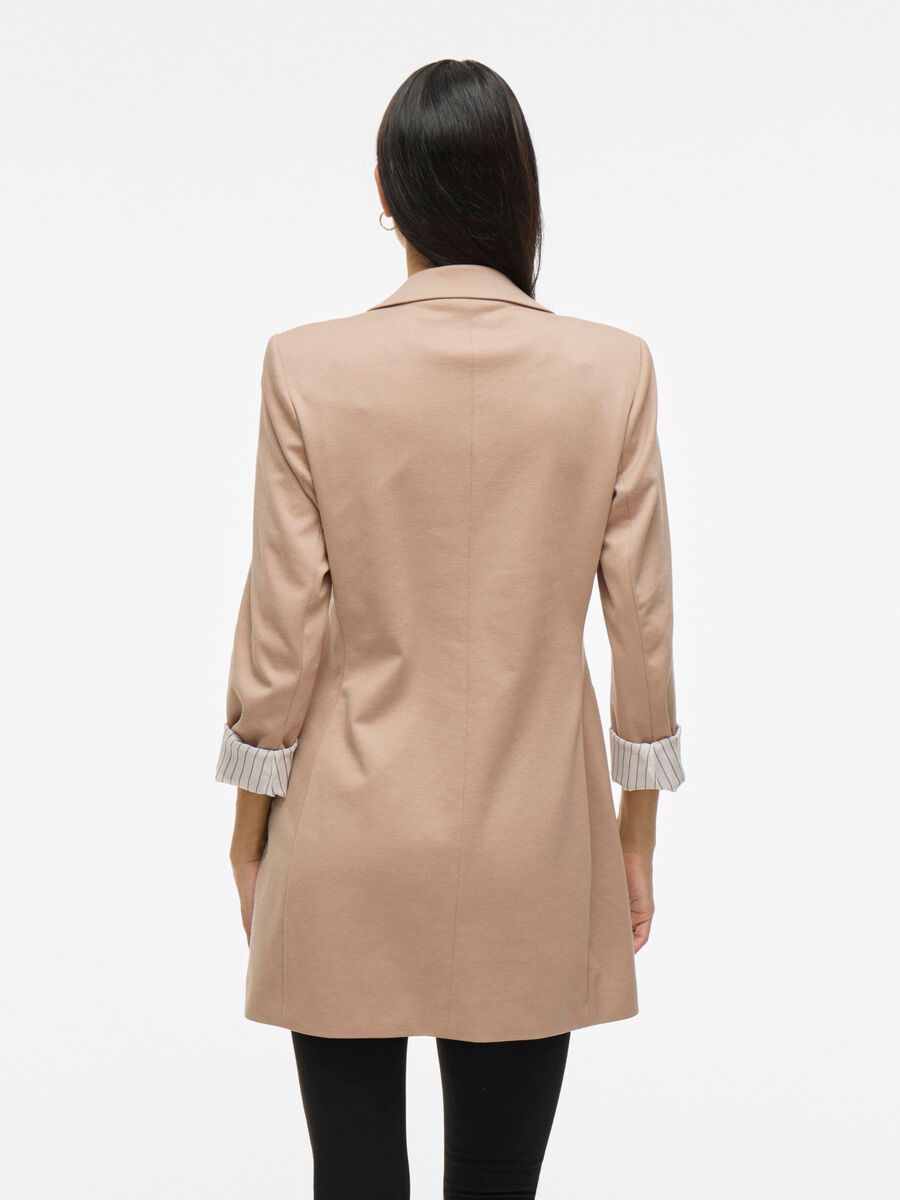 VILA LANGER JERSEY BLAZER, Silver Mink, highres - 14109501_SilverMink_004.jpg