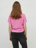 Vila V-NECK SHORT SLEEVED TOP, Fuchsia Pink, highres - 14079908_FuchsiaPink_004.jpg