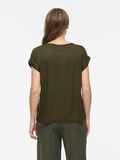 Product image thumbnail - VIELLETTE SHORT SLEEVED TOP, Forest Night | 2
