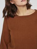 VILA SCOLLO A BARCHETTA PULLOVER A MAGLIA, Argan Oil, highres - 14109860_ArganOil_006.jpg