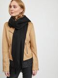 Vila WOOL BLEND SCARF, Black, highres - 14054478_Black_003.jpg