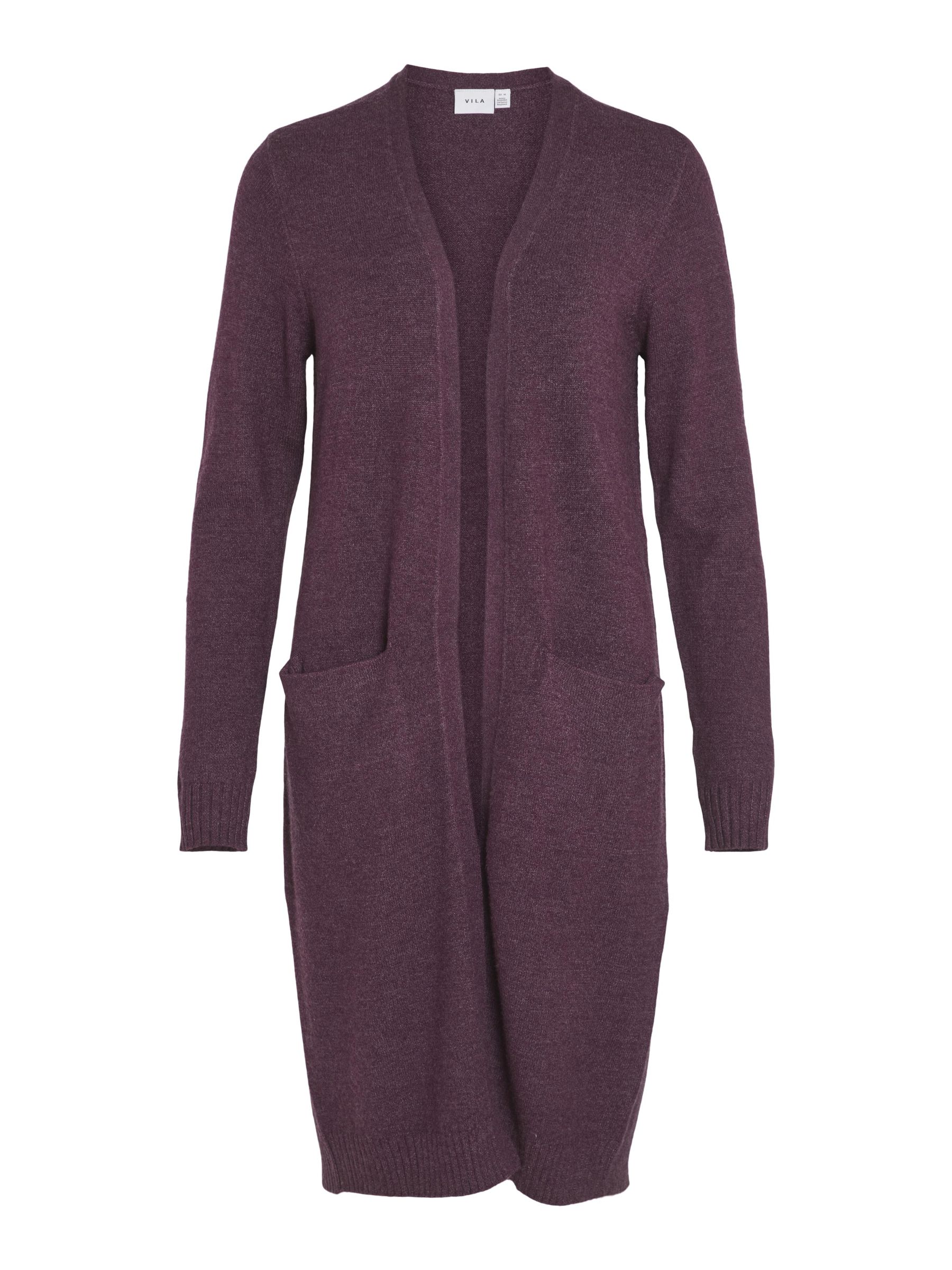 LONG KNITTED CARDIGAN Pink VILA