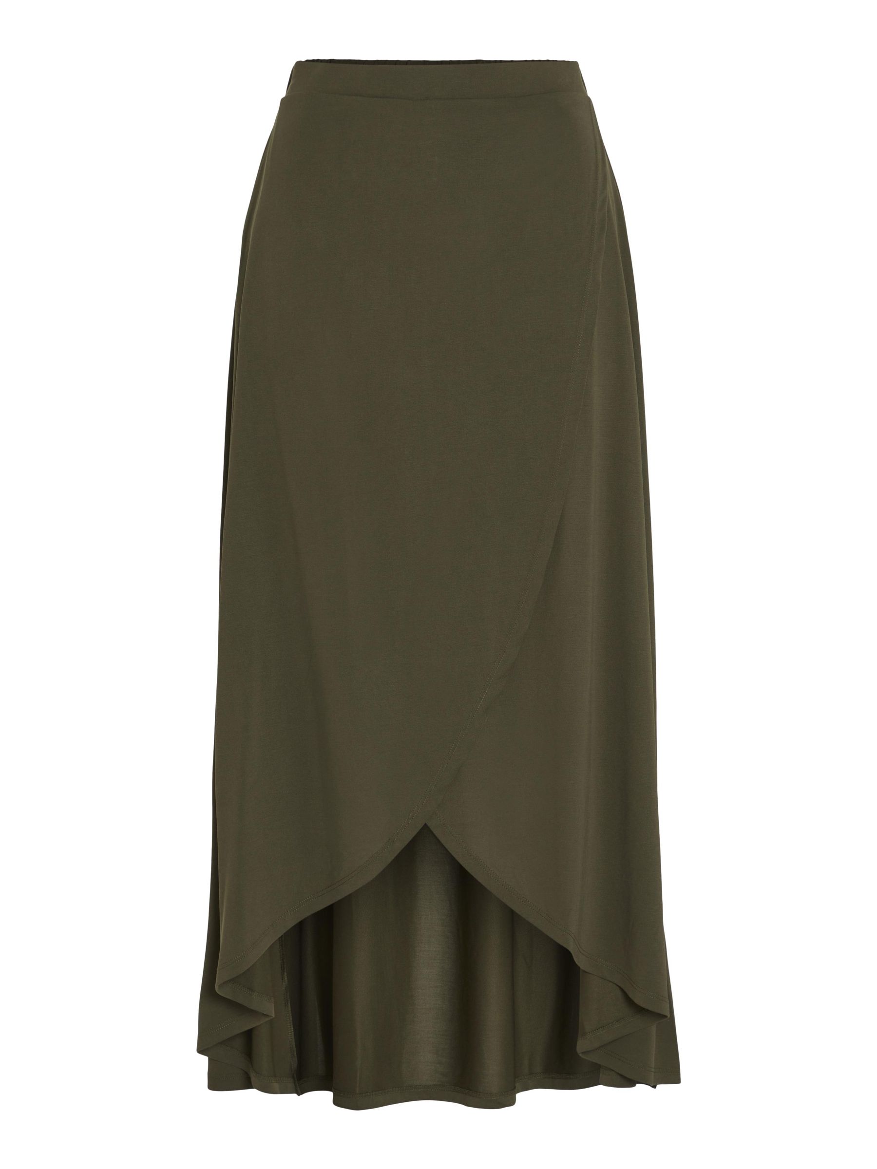 WRAP STYLE MIDI SKIRT Green VILA