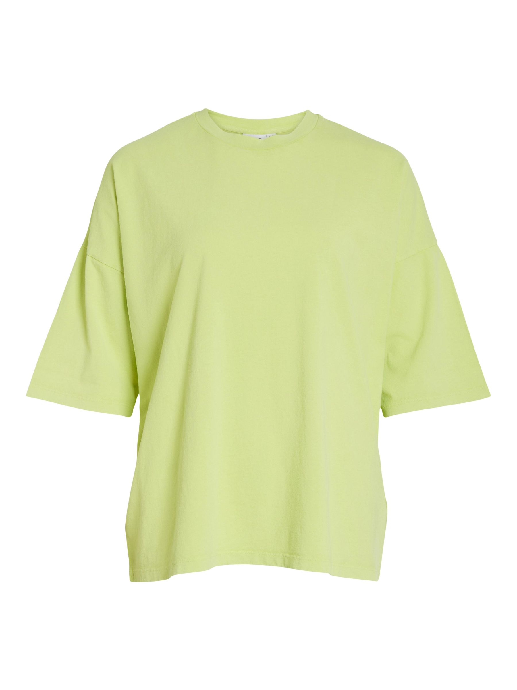 Basis t-shirt lime groen