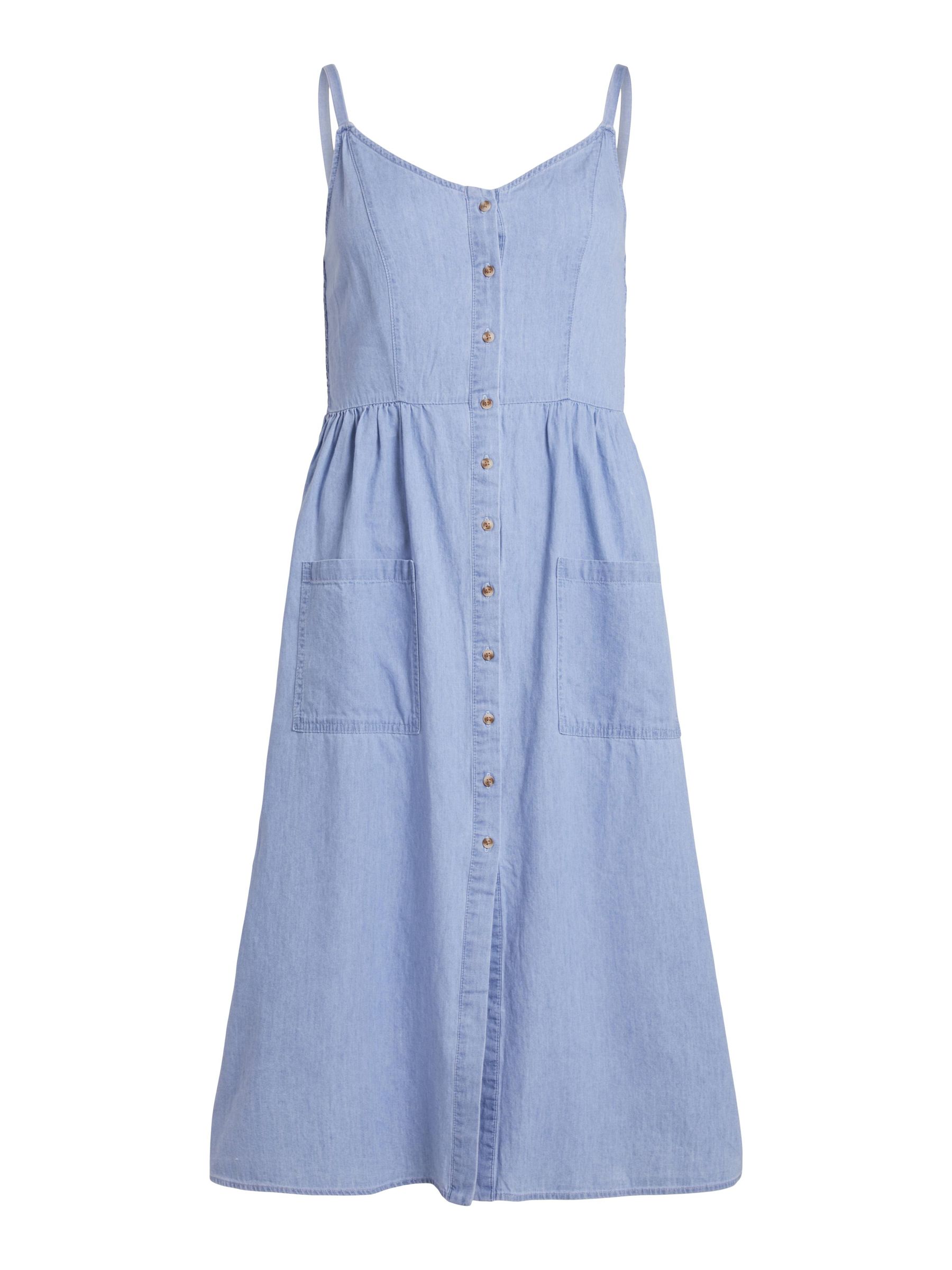 PETITE - DENIM DRESS (Blue) | Vila 