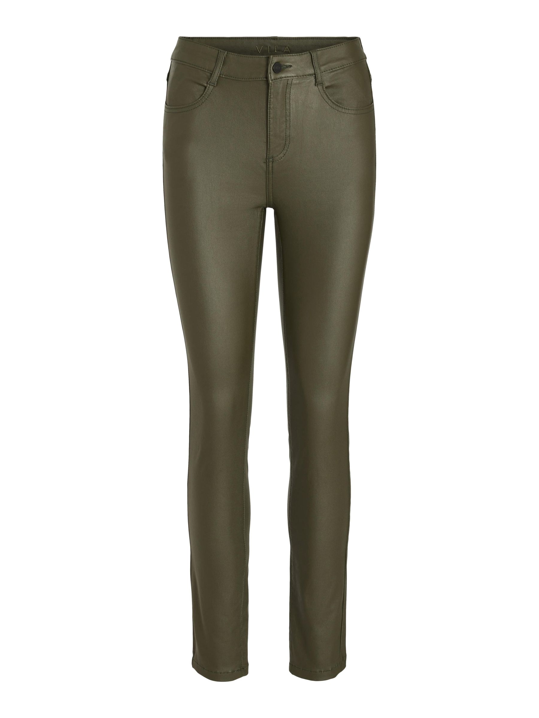 Vila coated clearance skinny jeans
