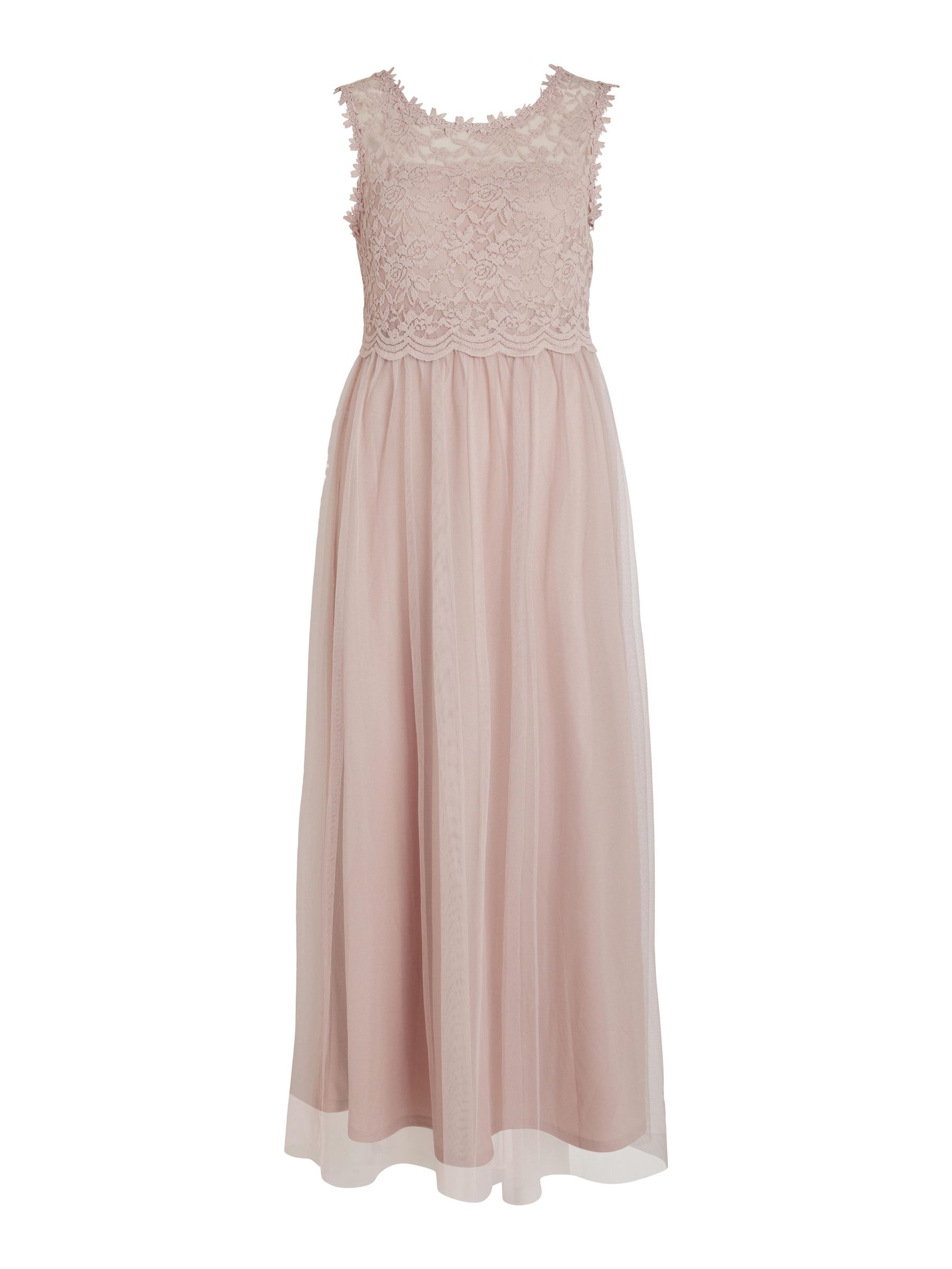 Pink blush lace shop maxi dress