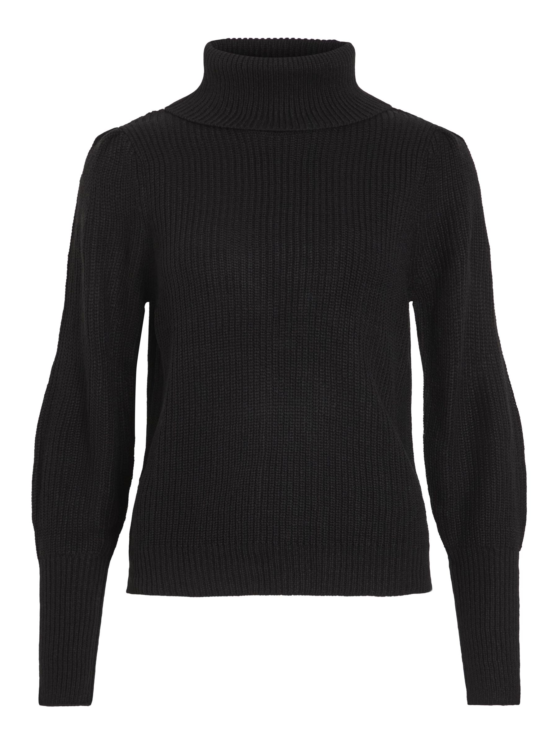 TURTLENECK KNITTED PULLOVER Black VILA