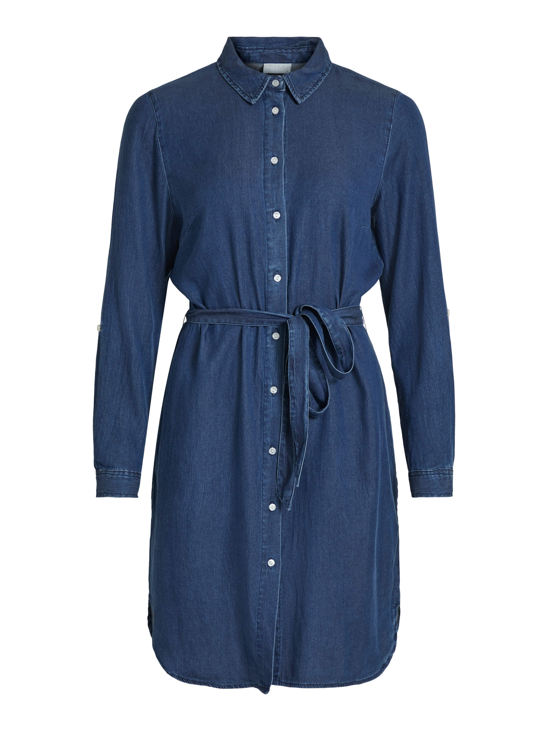 Bliv oppe Overtræder Analytisk BINDEBÅNDS DENIMKJOLE (Blue) | Vila® Official Online Shop