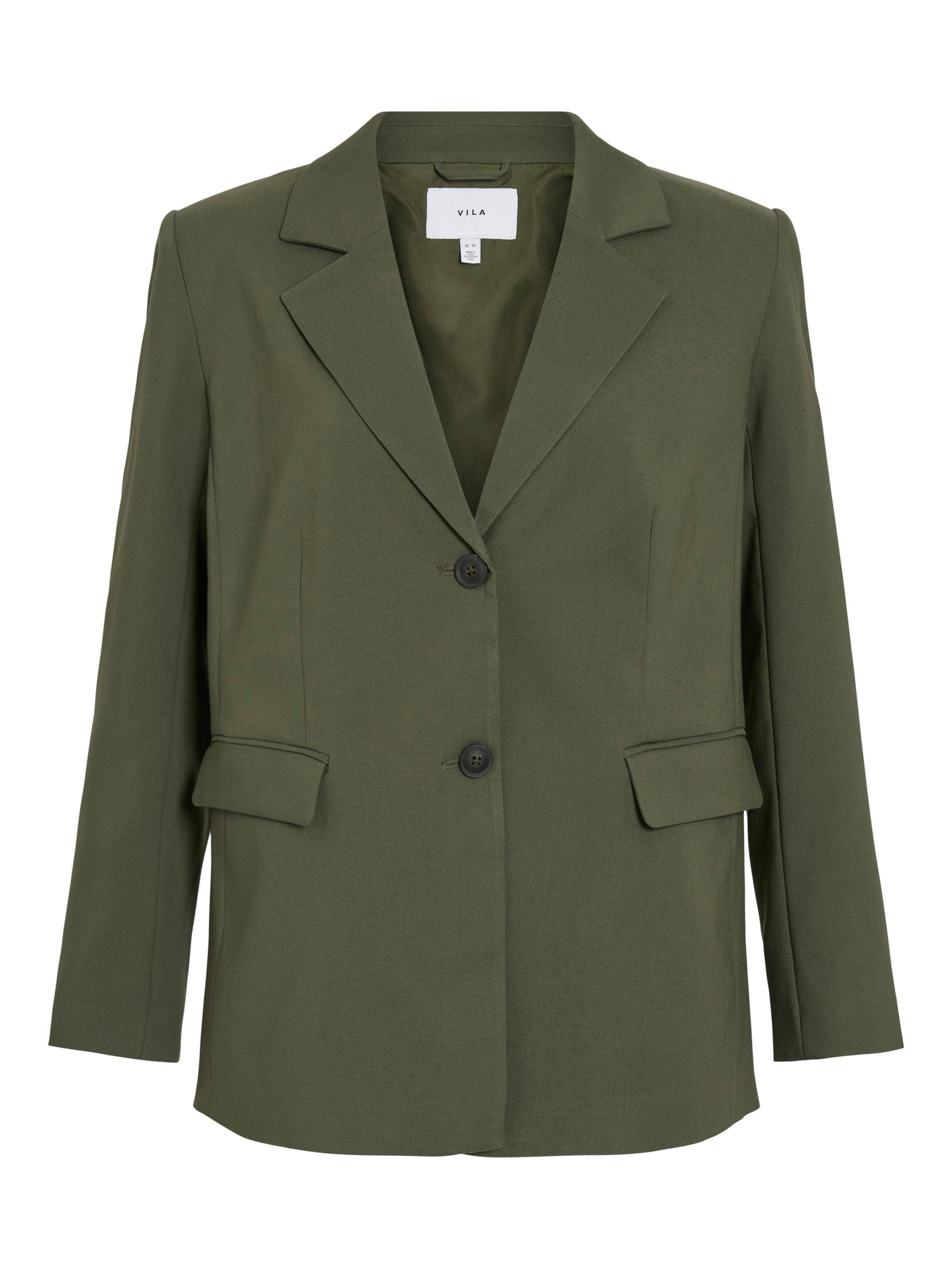 green clothing GREENCLOTHING×DEELUXE 美品 VICULDA SINGLE-BREASTED BLAZER | Green | VILA®
