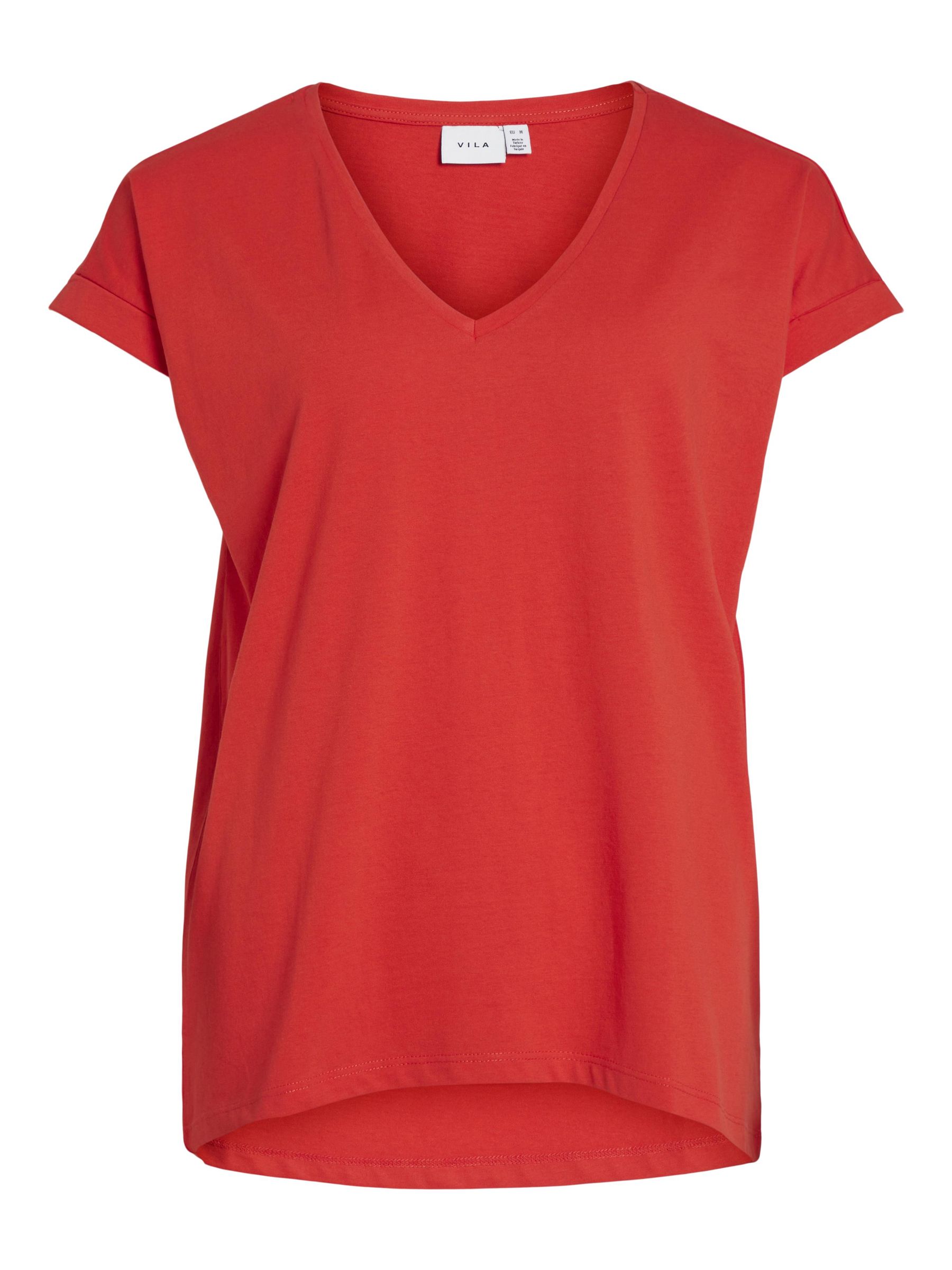 Vila Clothes Black Polyamide T-Shirt